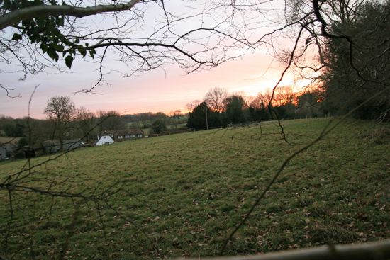 Sunset over Lower Chute